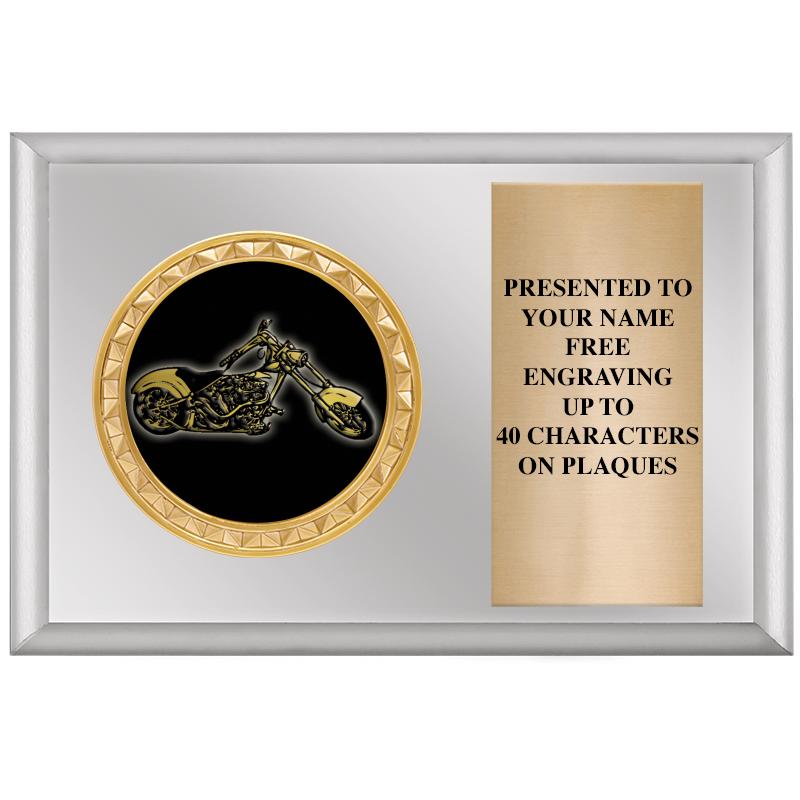 6" X 4" SILVER INSERT PLQ