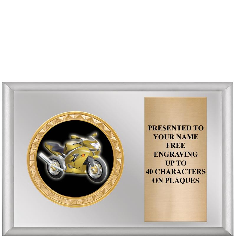 6" X 4" SILVER INSERT PLQ