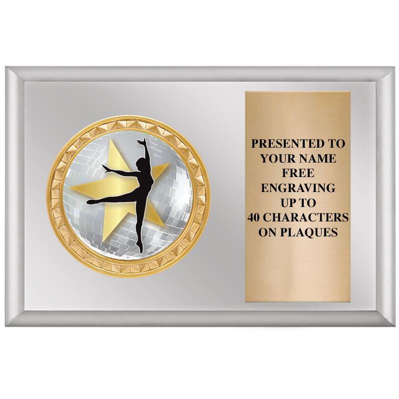 6" X 4" SILVER INSERT PLQ