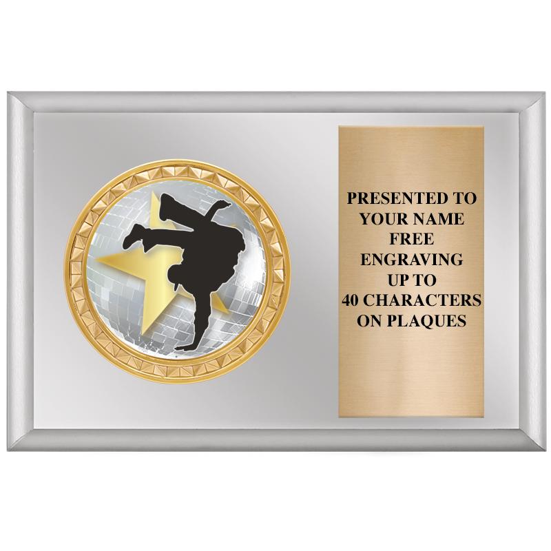 6" X 4" SILVER INSERT PLQ