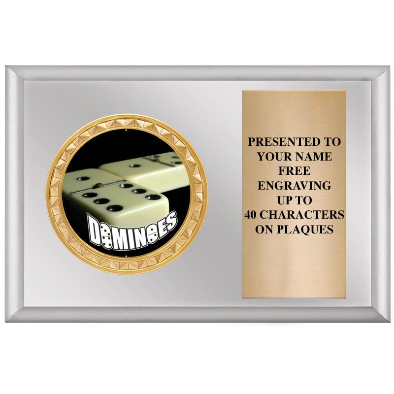 6" X 4" SILVER INSERT PLQ