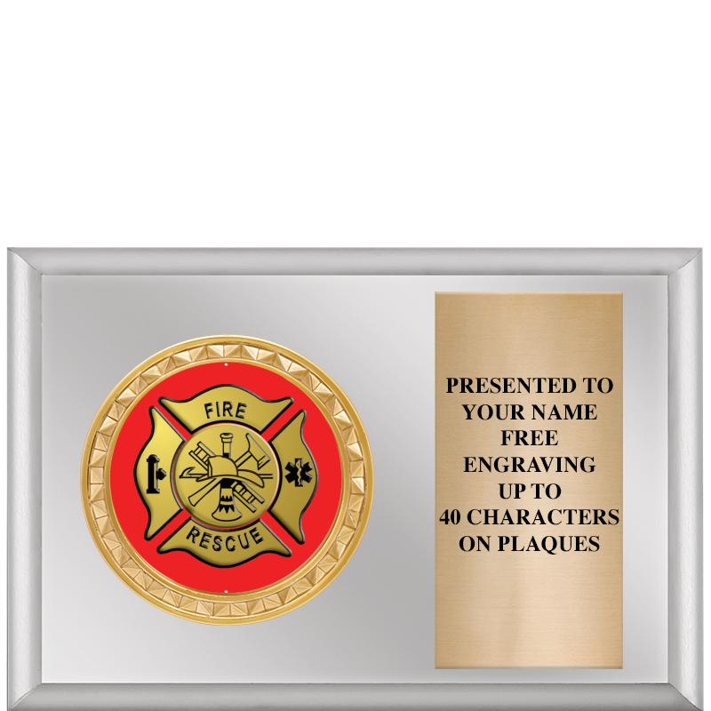 6" X 4" SILVER INSERT PLQ