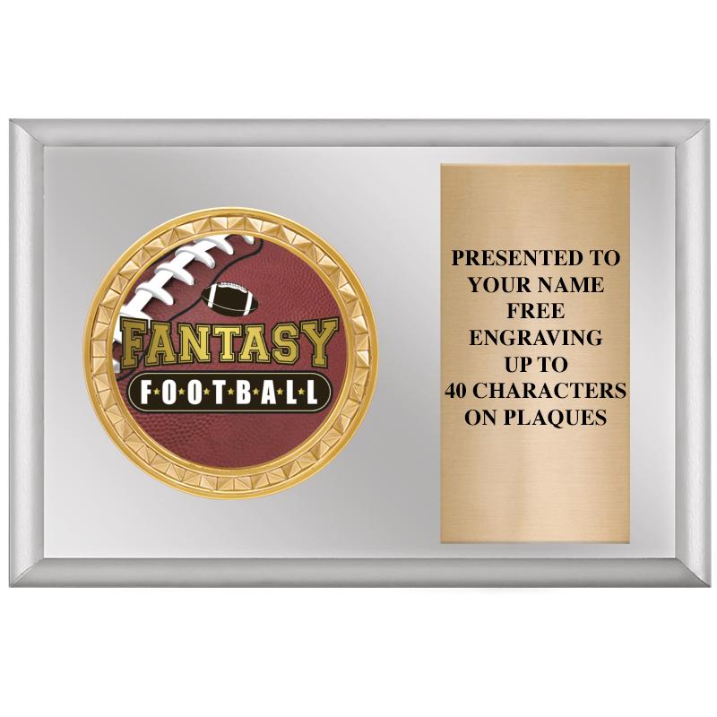 6" X 4" SILVER INSERT PLQ