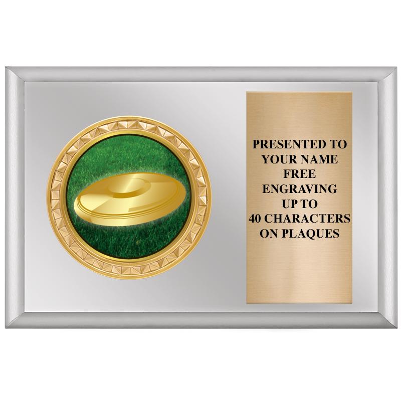 6" X 4" SILVER INSERT PLQ