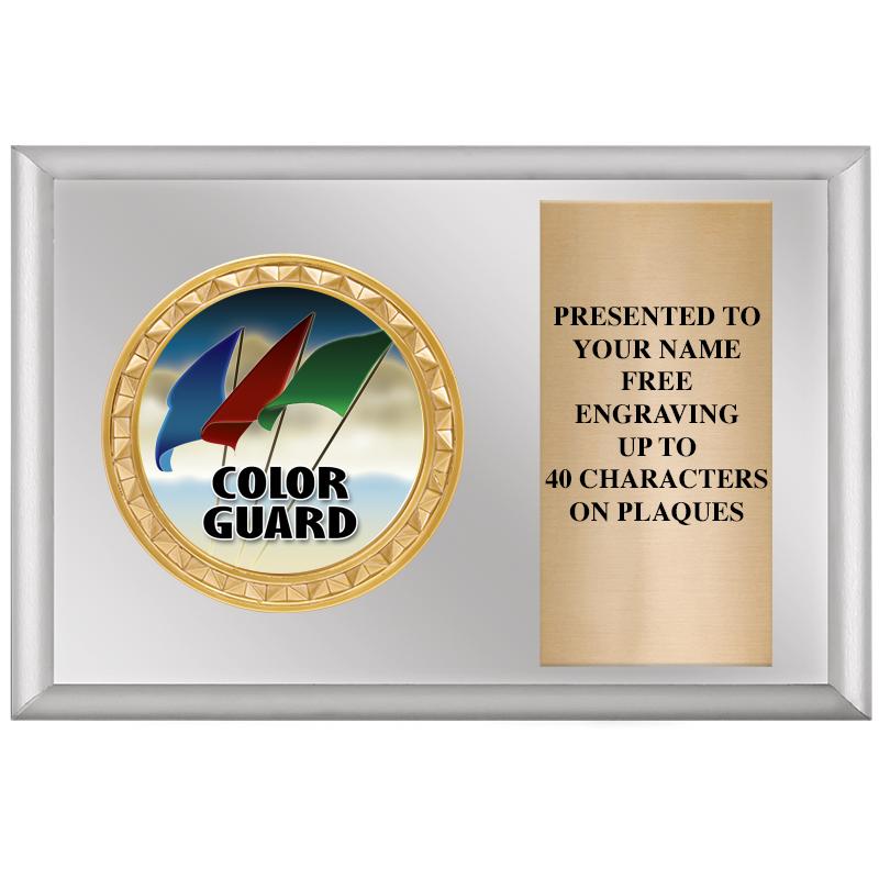 6" X 4" SILVER INSERT PLQ