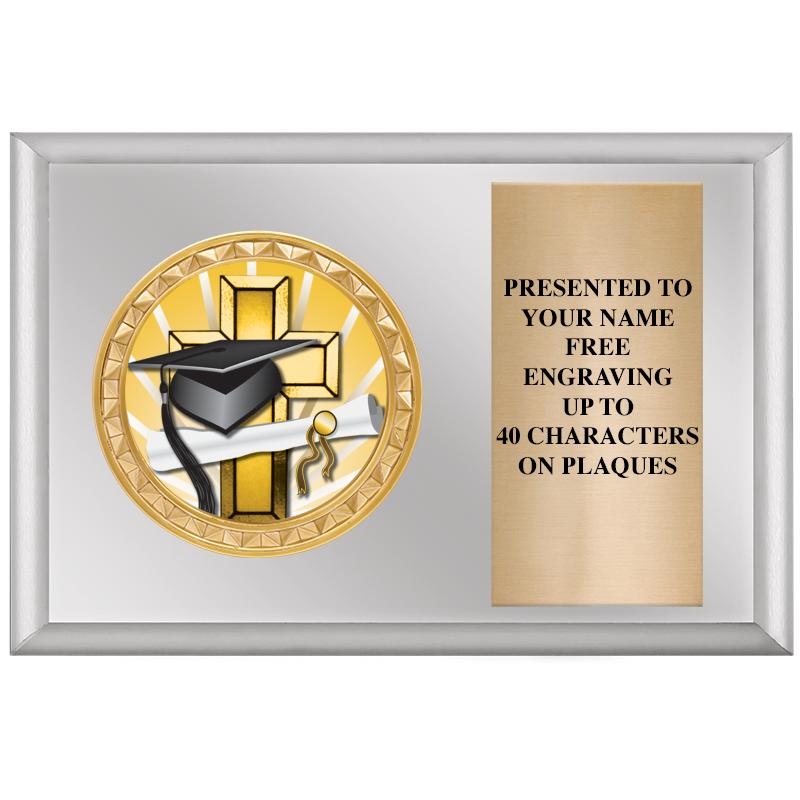 6" X 4" SILVER INSERT PLQ