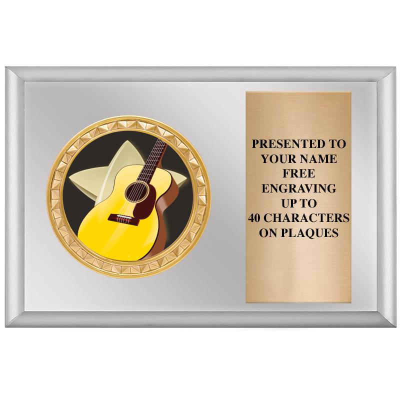 6" X 4" SILVER INSERT PLQ