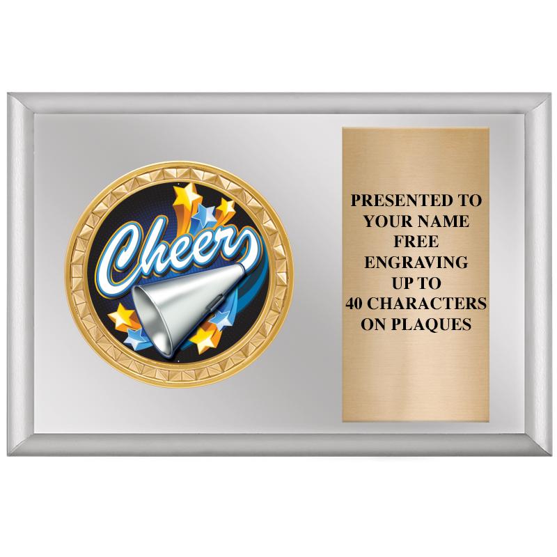 6" X 4" SILVER INSERT PLQ