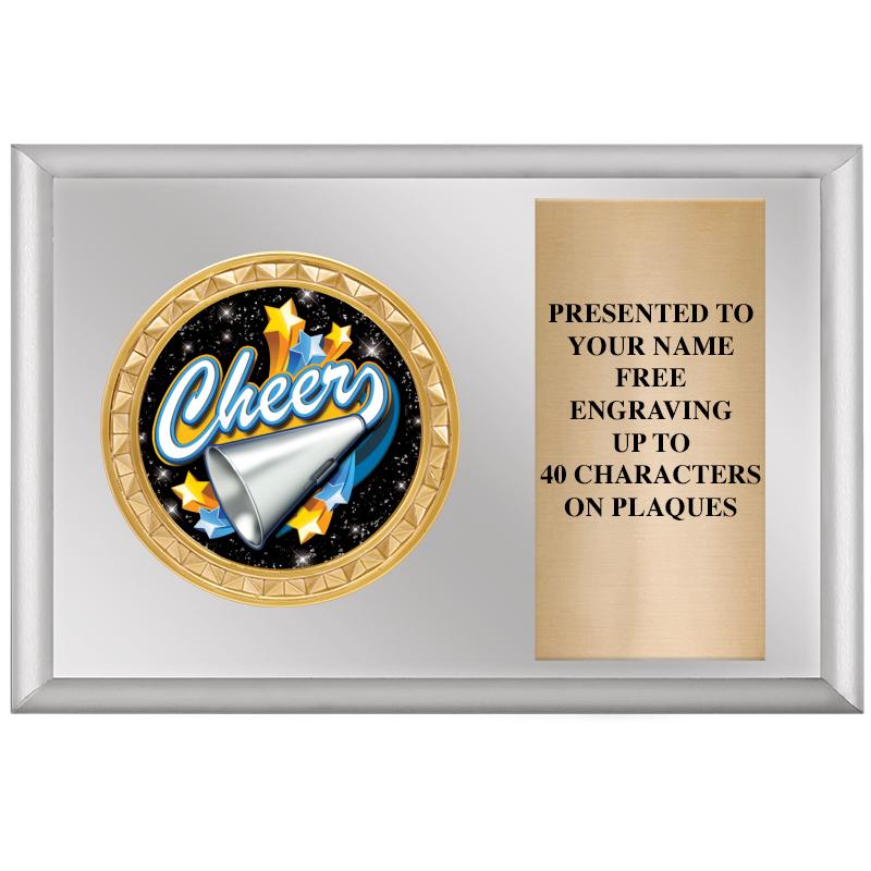 6" X 4" SILVER INSERT PLQ