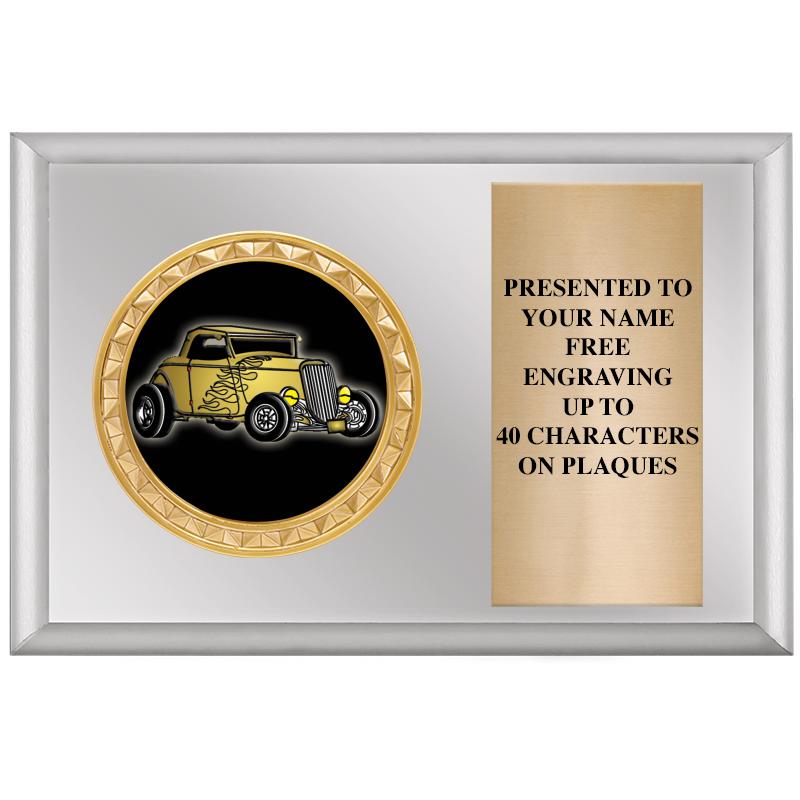 6" X 4" SILVER INSERT PLQ