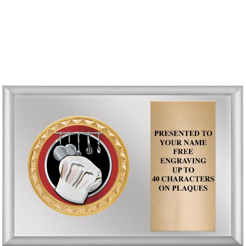 6" X 4" SILVER INSERT PLQ