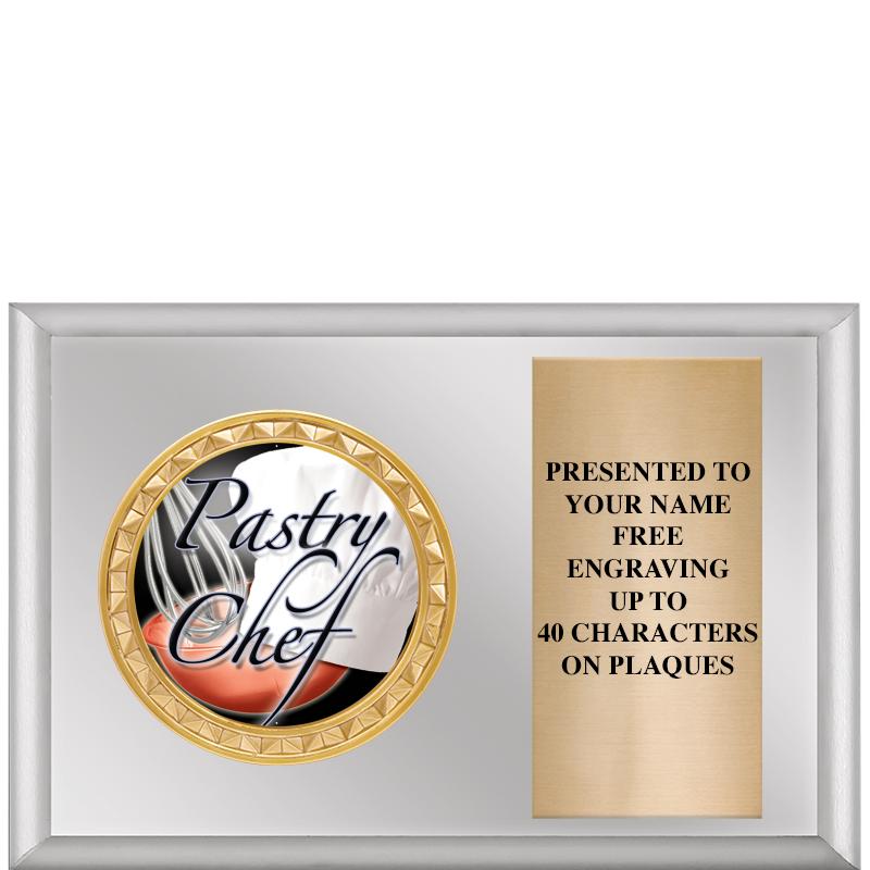 6" X 4" SILVER INSERT PLQ