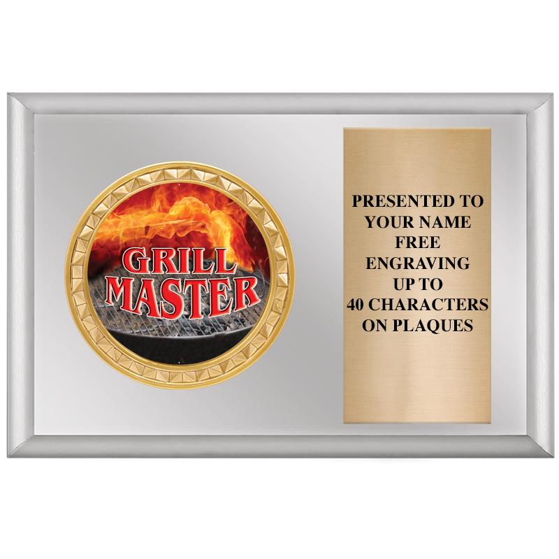 6" X 4" SILVER INSERT PLQ