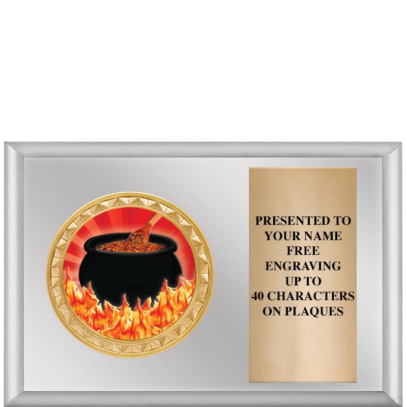 6" X 4" SILVER INSERT PLQ