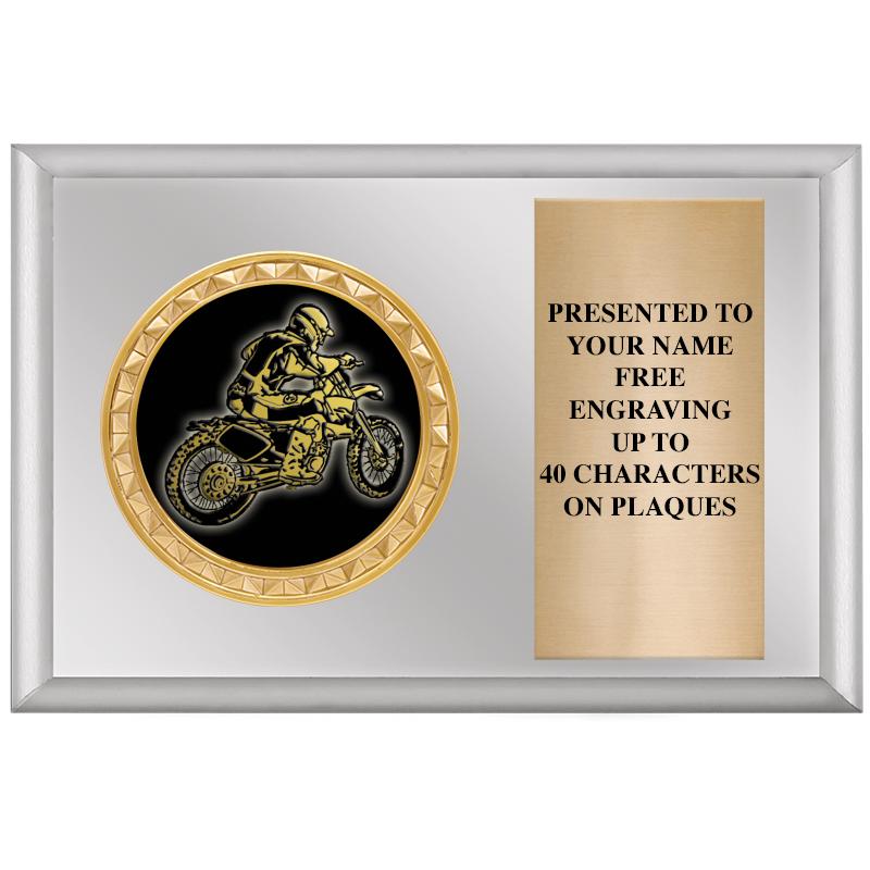 6" X 4" SILVER INSERT PLQ