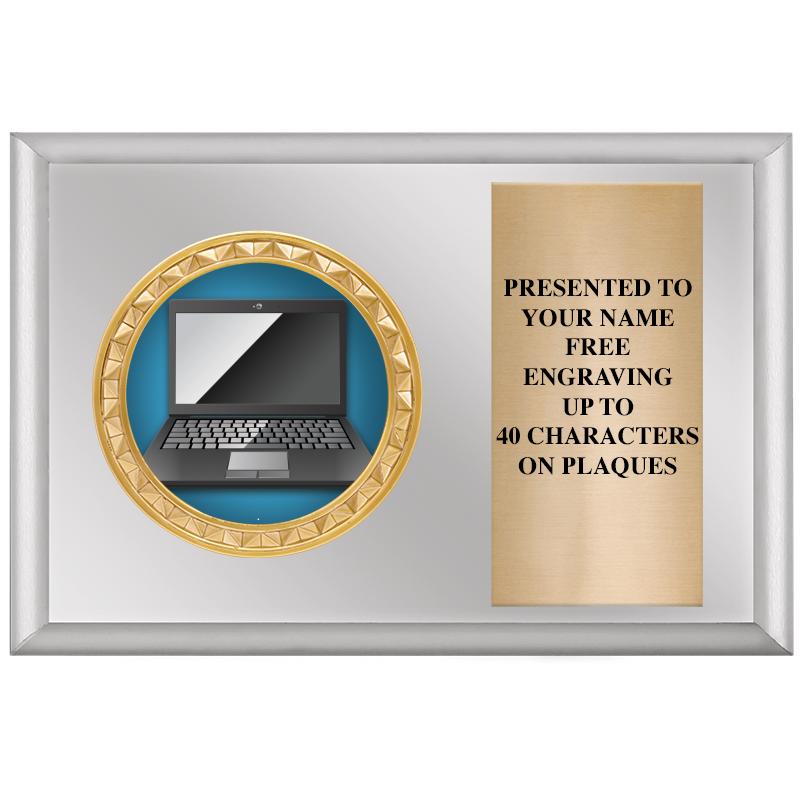 6" X 4" SILVER INSERT PLQ