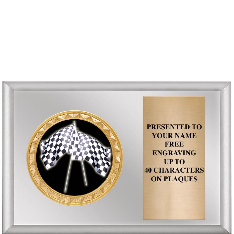 6" X 4" SILVER INSERT PLQ