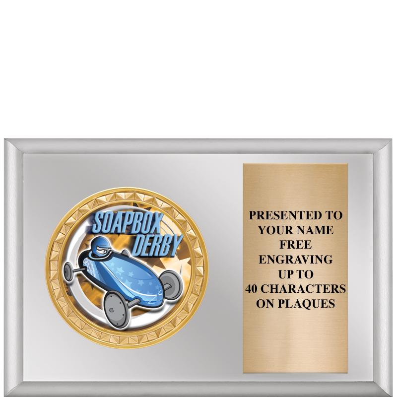 6" X 4" SILVER INSERT PLQ