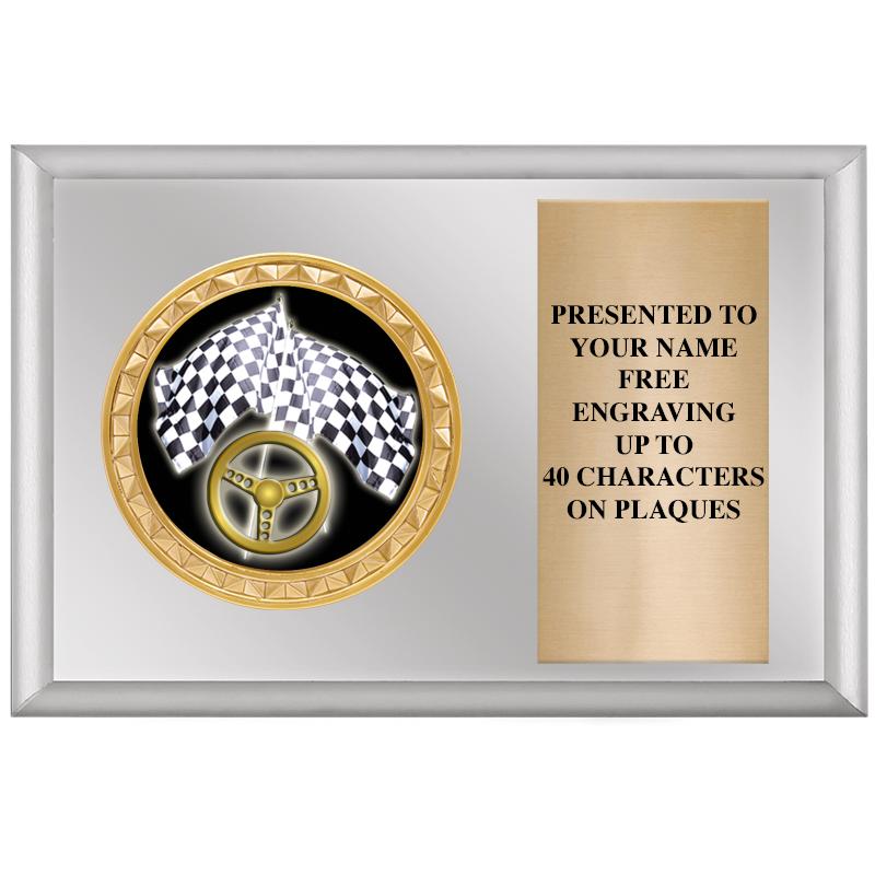 6" X 4" SILVER INSERT PLQ