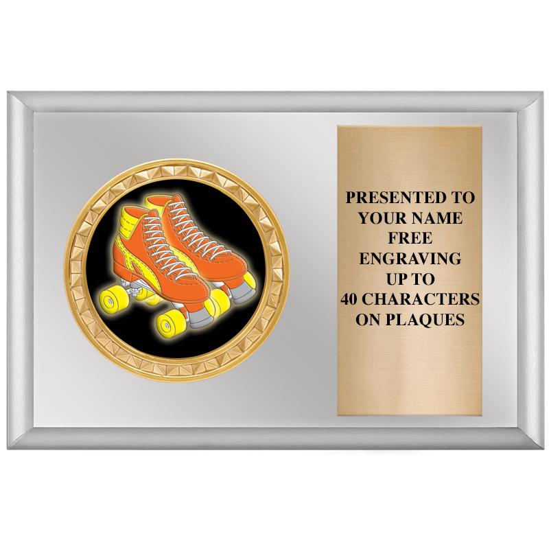 6" X 4" SILVER INSERT PLQ