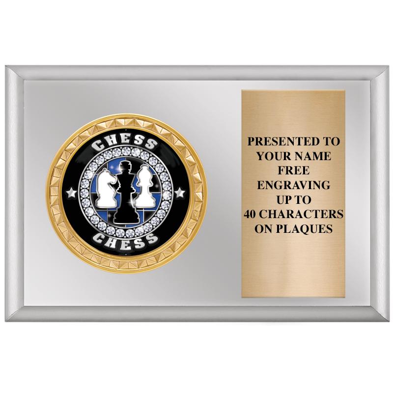 6" X 4" SILVER INSERT PLQ