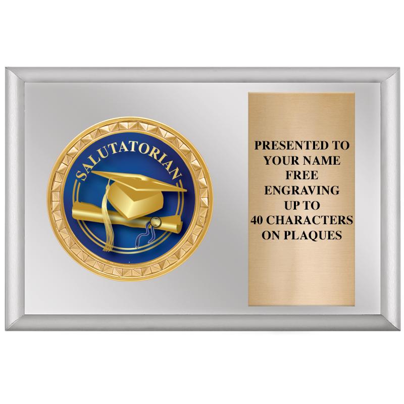 6" X 4" SILVER INSERT PLQ