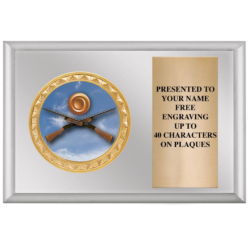 6" X 4" SILVER INSERT PLQ