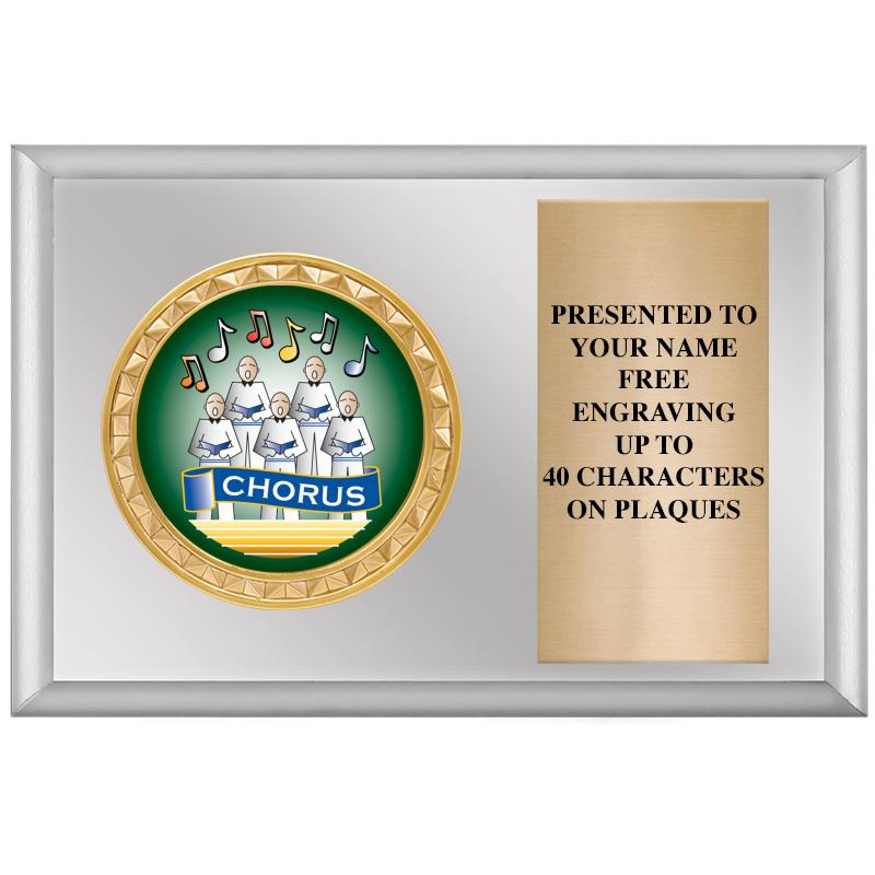 6" X 4" SILVER INSERT PLQ