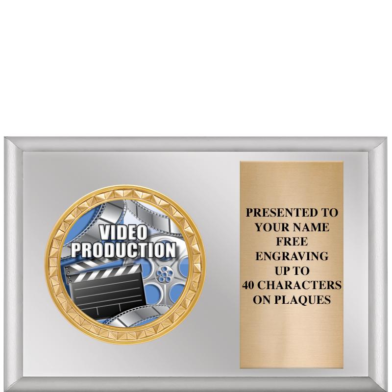 6" X 4" SILVER INSERT PLQ