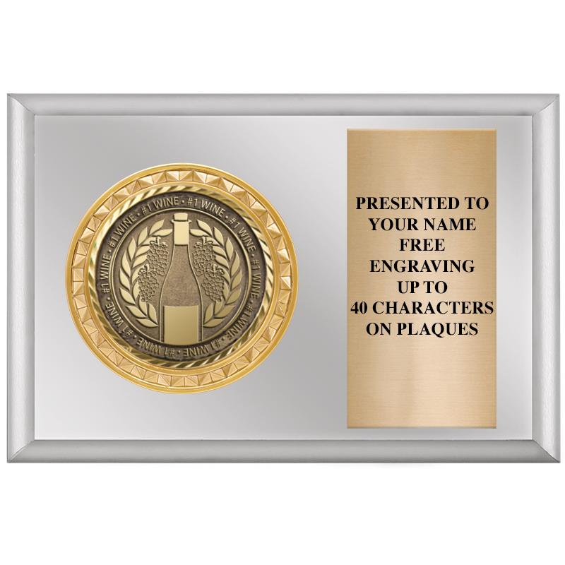 6" X 4" SILVER INSERT PLQ