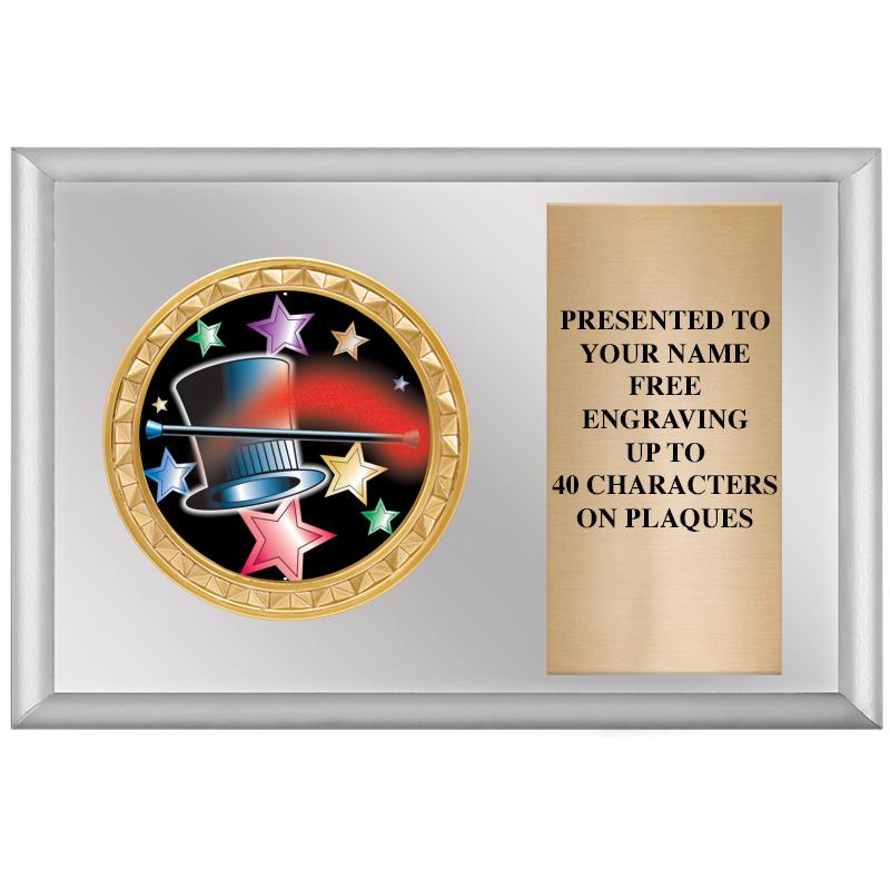 6" X 4" SILVER INSERT PLQ