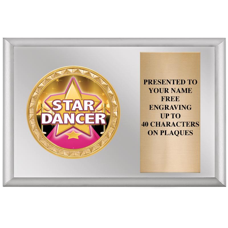 6" X 4" SILVER INSERT PLQ