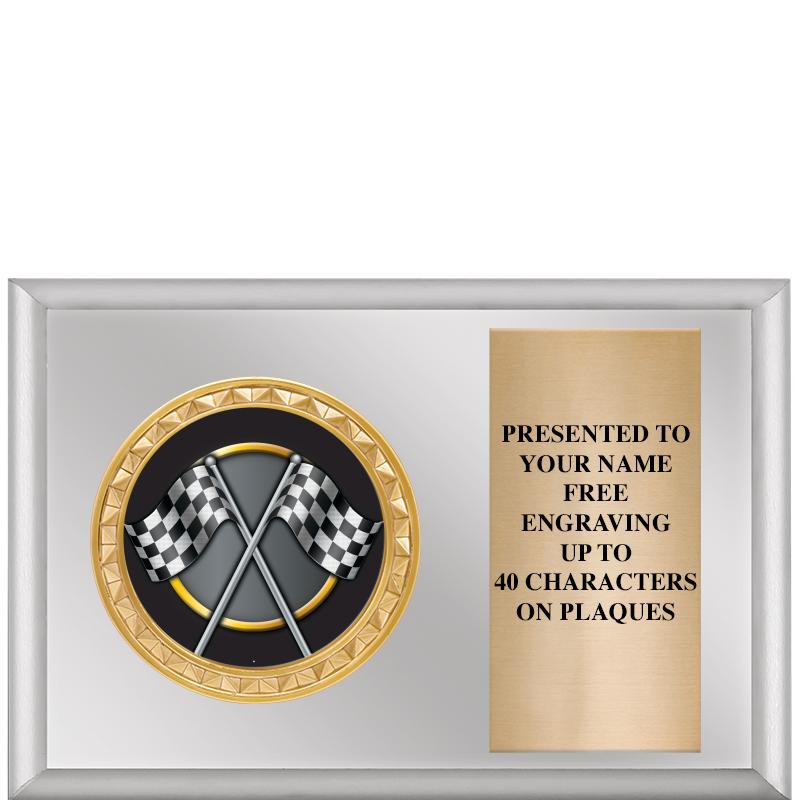 6" X 4" SILVER INSERT PLQ