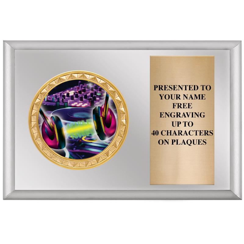 6" X 4" SILVER INSERT PLQ