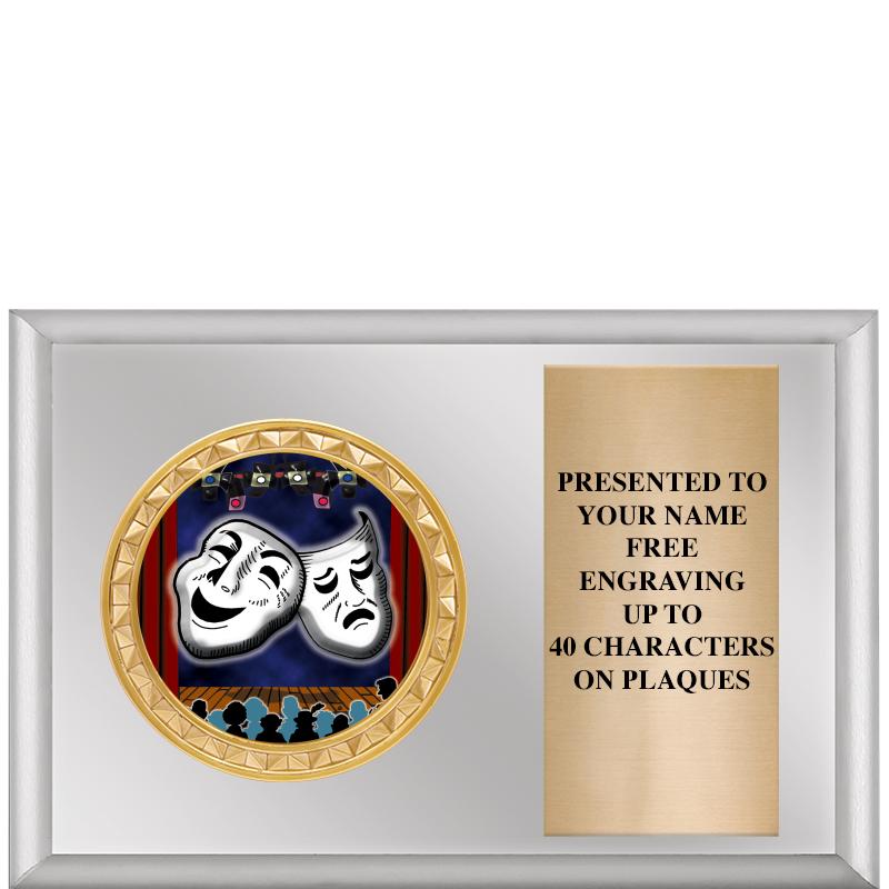 6" X 4" SILVER INSERT PLQ