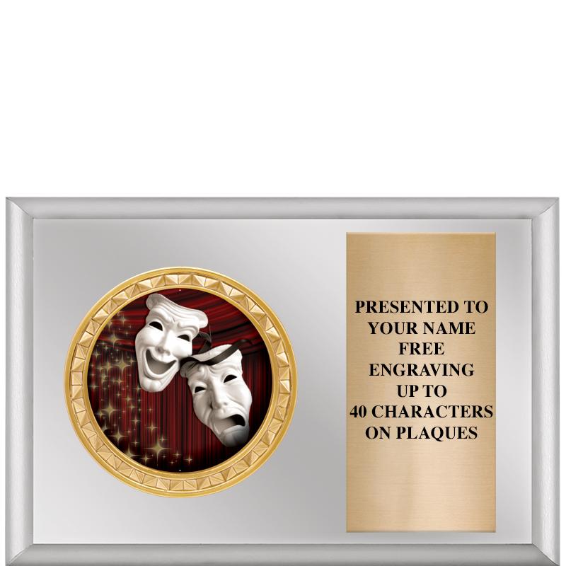 6" X 4" SILVER INSERT PLQ