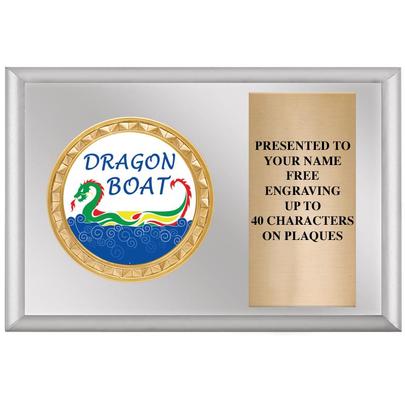 6" X 4" SILVER INSERT PLQ