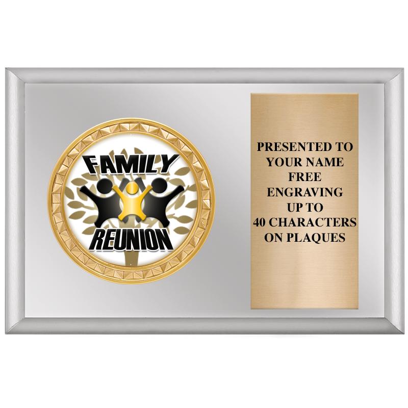 6" X 4" SILVER INSERT PLQ