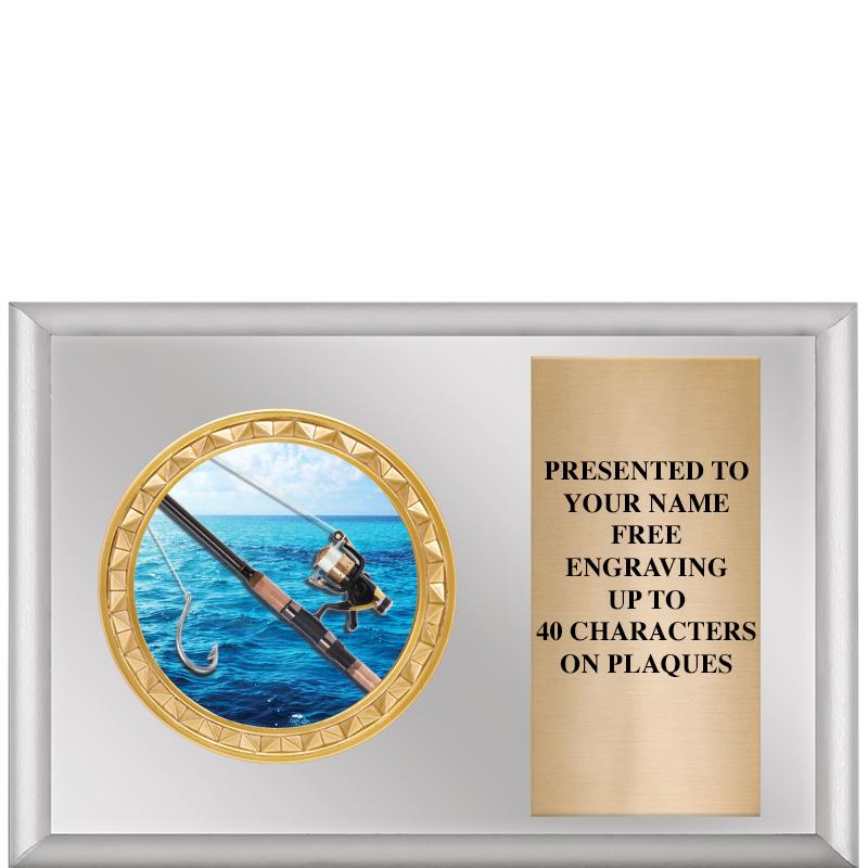 6" X 4" SILVER INSERT PLQ