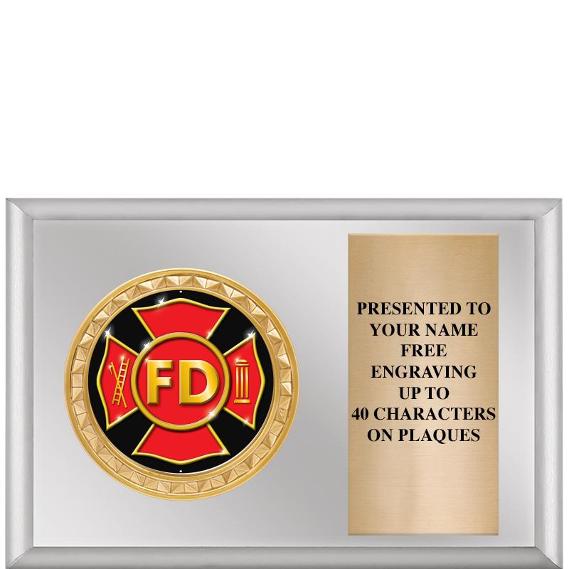 6" X 4" SILVER INSERT PLQ