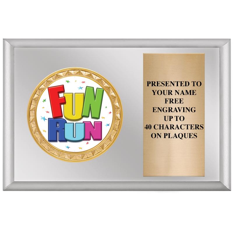 6" X 4" SILVER INSERT PLQ