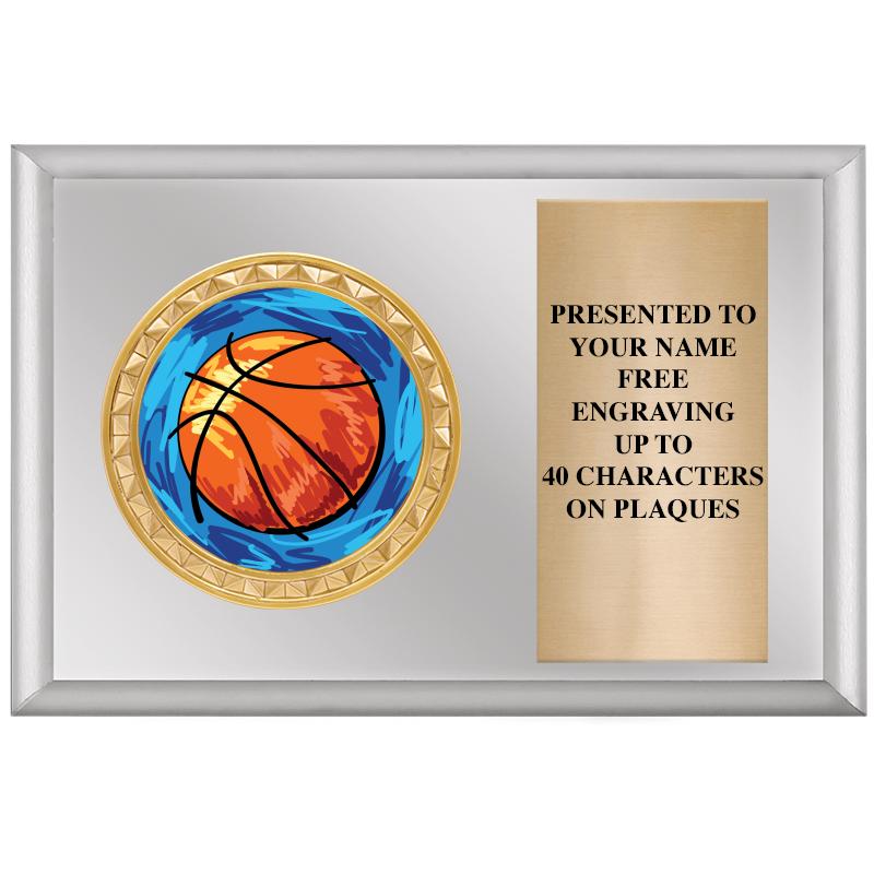 6" X 4" SILVER INSERT PLQ