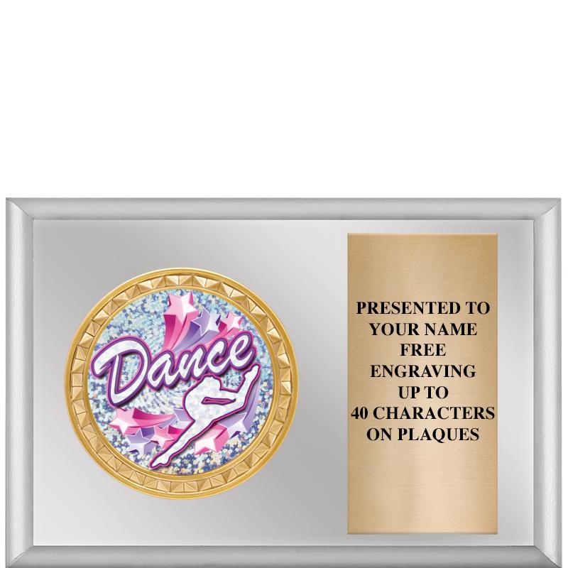 6" X 4" SILVER INSERT PLQ