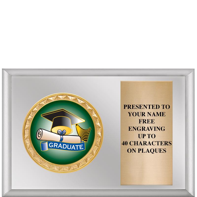 6" X 4" SILVER INSERT PLQ