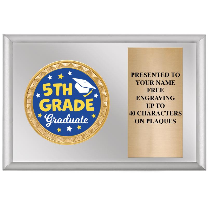 6" X 4" SILVER INSERT PLQ