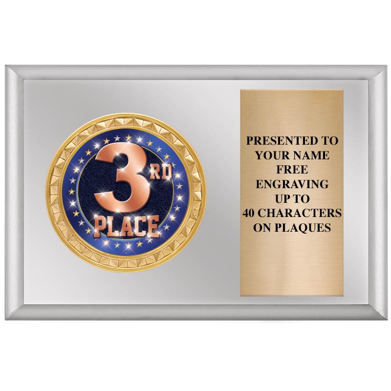 6" X 4" SILVER INSERT PLQ