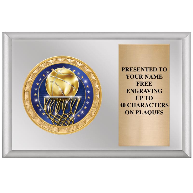 6" X 4" SILVER INSERT PLQ