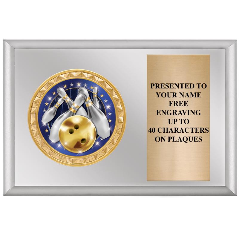 6" X 4" SILVER INSERT PLQ