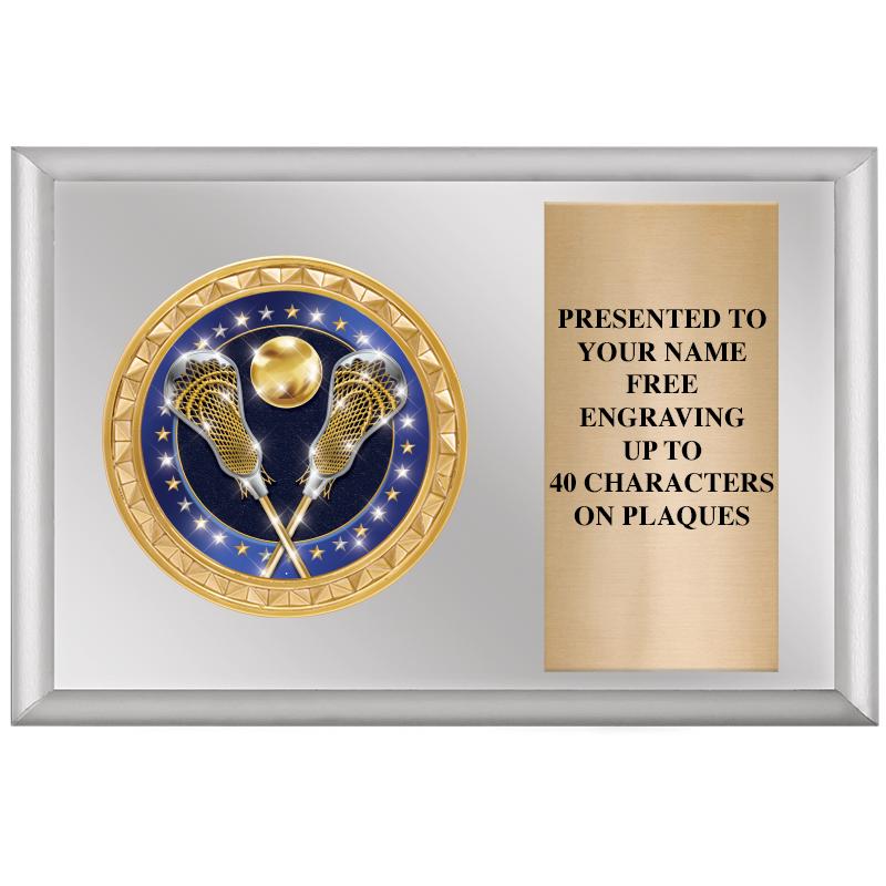 6" X 4" SILVER INSERT PLQ