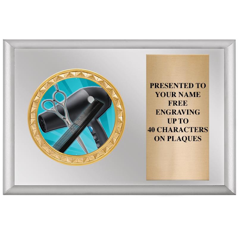 6" X 4" SILVER INSERT PLQ